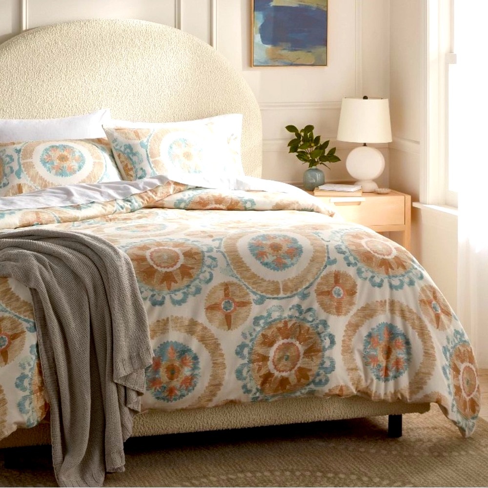 Threshold Printed Cotton Duvet Set